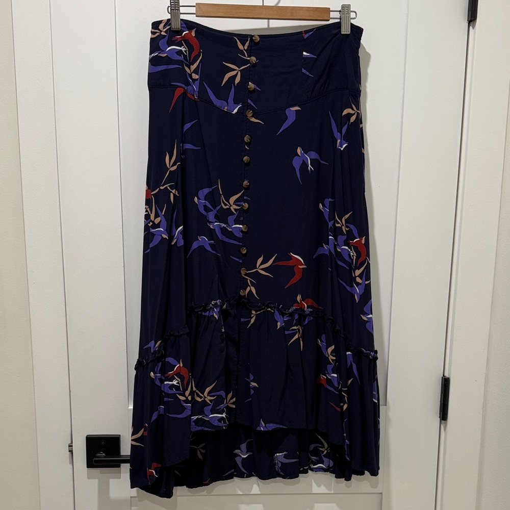 Anthropologie Floral Skirt